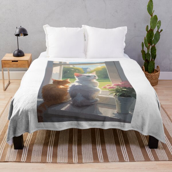 Item preview, A cute little cat is waiting for its owner to return. designed and sold by Whose-sweat.