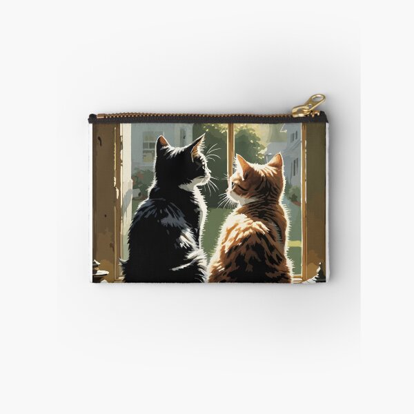 Item preview, A cute little cat is waiting for its owner to return. designed and sold by Whose-sweat.
