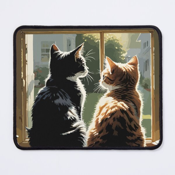 Item preview, A cute little cat is waiting for its owner to return. designed and sold by Whose-sweat.