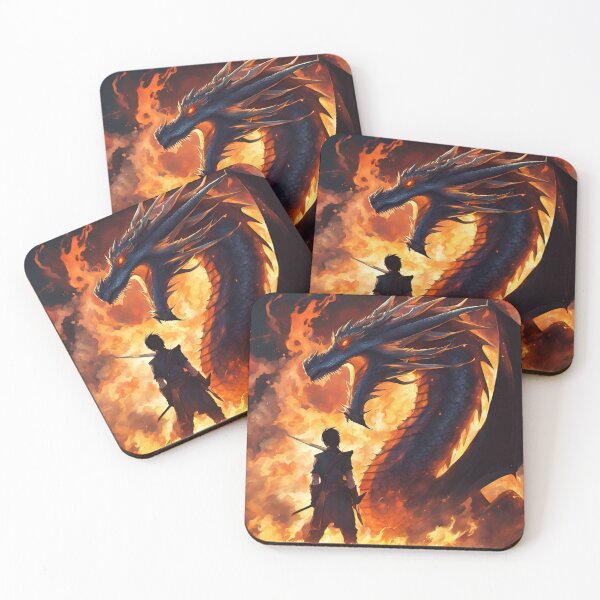 Item preview, Dragon's Breath Duel: Focuses on the action and fiery element. designed and sold by 9blueart.