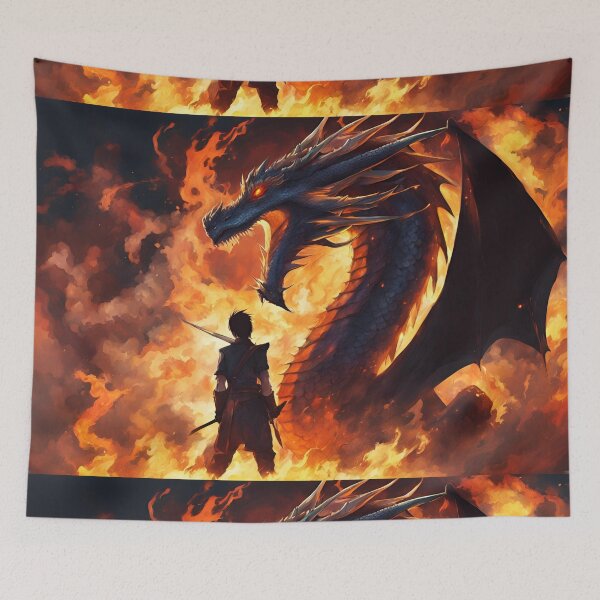 Item preview, Dragon's Breath Duel: Focuses on the action and fiery element. designed and sold by 9blueart.