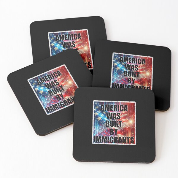 Item preview, America Was Built by Immigrants, Immigration Patriotic And Support   designed and sold by Creat-Des.
