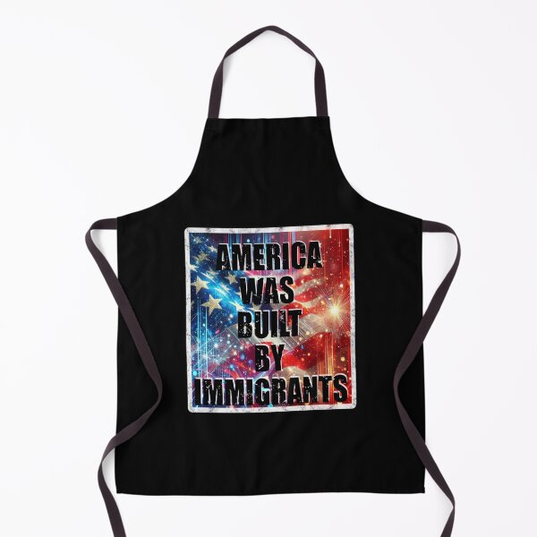 Item preview, America Was Built by Immigrants, Immigration Patriotic And Support designed and sold by Creat-Des.