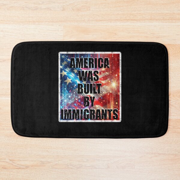 Item preview, America Was Built by Immigrants, Immigration Patriotic And Support   designed and sold by Creat-Des.