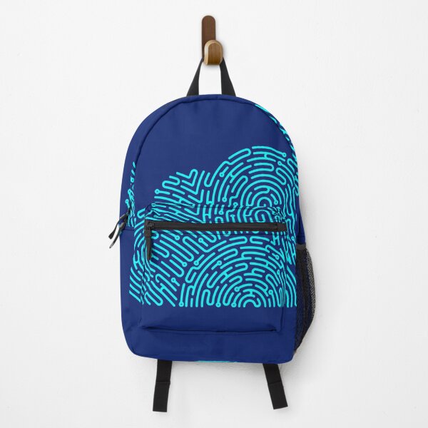 Item preview, cyber security cloud shape combined fingerprint electronic pattern designed and sold by NiamLab.