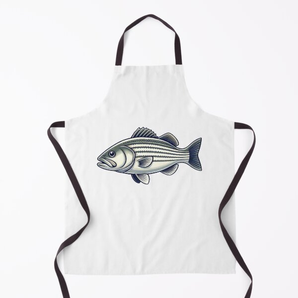 Item preview, Striped Bass Cartoon designed and sold by LightningJelly.