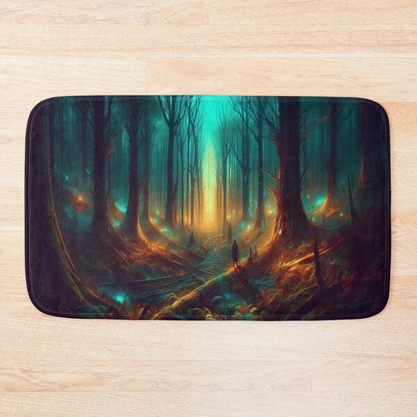 Item preview, AI generated forest, dystopian fantasy designed and sold by AI-this-is-AI.