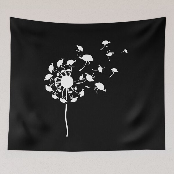 Item preview, Dandelion Guinea Fowl Flower Floral Art designed and sold by Dressed For  Duty.