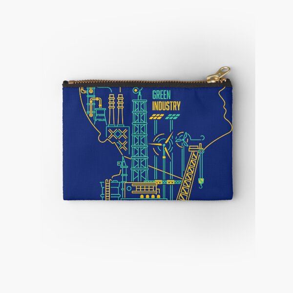 Item preview, green industry oil rig engineering outline graphic of engineer oil refinery station sustainable energy resources designed and sold by NiamLab.