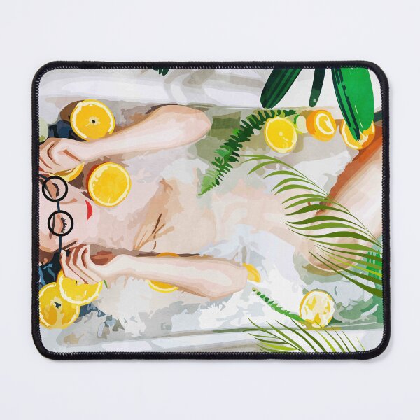Item preview, When All Else Fails, Take a Bath | Self Care Self Love | Woman Tropical Bathtub Relax designed and sold by 83oranges.com.