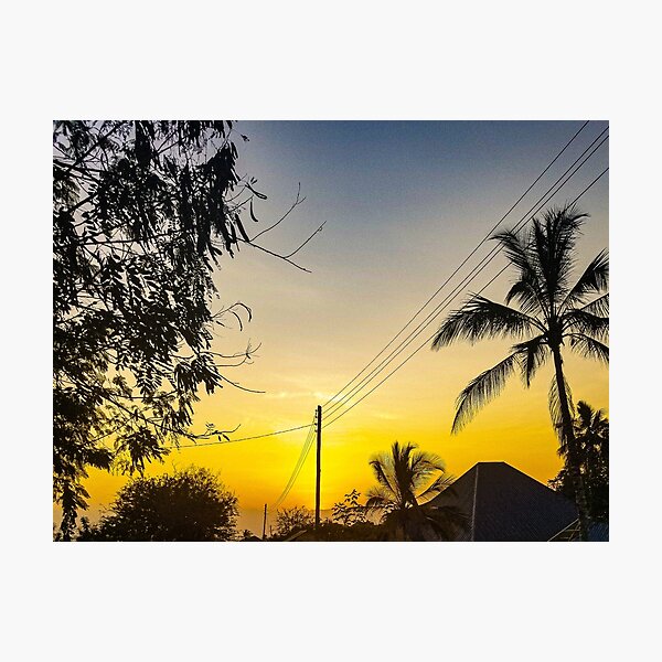 Item preview, Sunset in Tanzania  designed and sold by Nyakarashi.