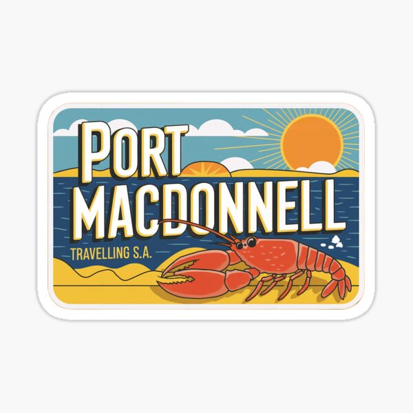 Item preview, Beachport sticker designed and sold by Random Designs.