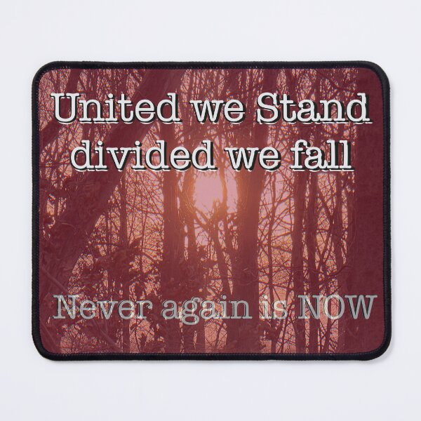 Item preview, United We Stand Divided We Fall – Inspirational Unity Quote  designed and sold by aadventures.