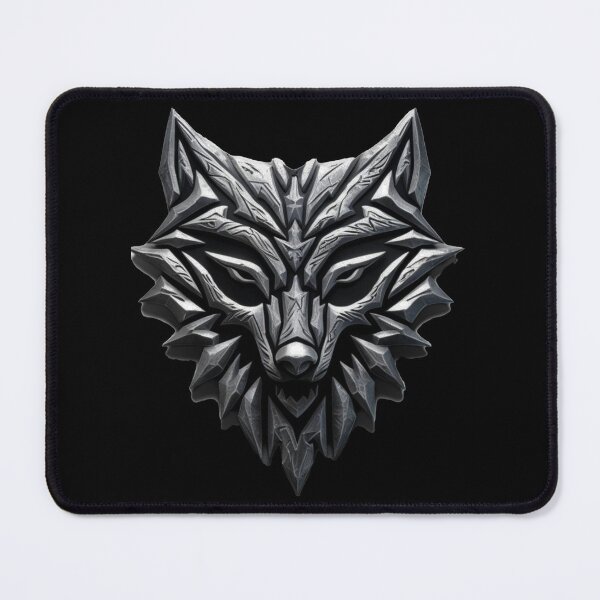 Item preview, Tribal Arctic Wolf – Geometric Polynesian Warrior Design designed and sold by IronlineForge.