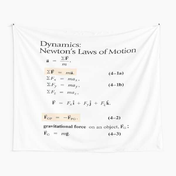 Dynamics: Newton&#39;s Laws of Motion, #Dynamics, #Newton, #Laws, #Motion, #NewtonLaws, #NewtonsLaws, #Physics Tapestry