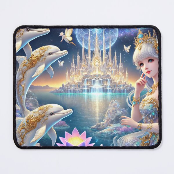 Item preview, Osirizyah_008L14P140 Mermaid and Dolphins designed and sold by OsirizyahDesign.