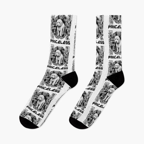 Item preview, Priceless Goldendoodle – Barcode-Inspired Dog Design designed and sold by Fredster1966.