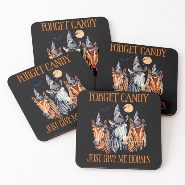 Item preview, Forget Candy Just Give Me Horses Pumpkin Horse Halloween designed and sold by Dressed For  Duty.