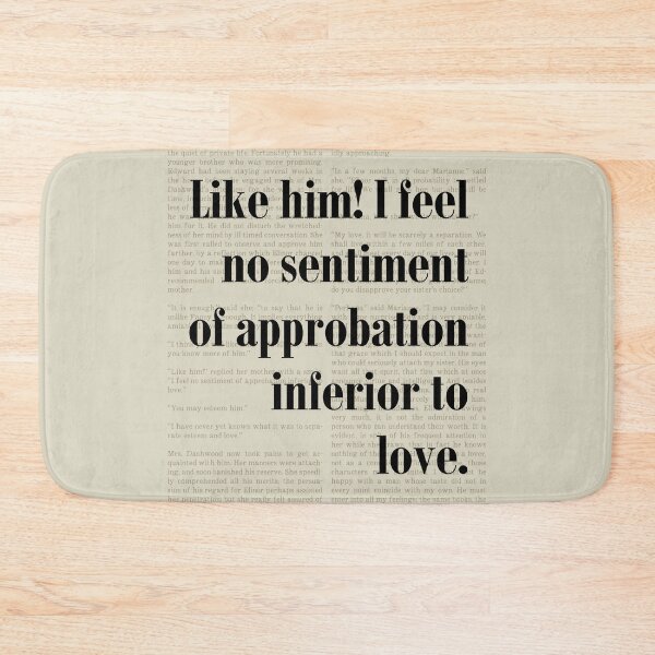 Item preview, Sense and Sensibility Jane Austen Quote Art designed and sold by kakarikihill.