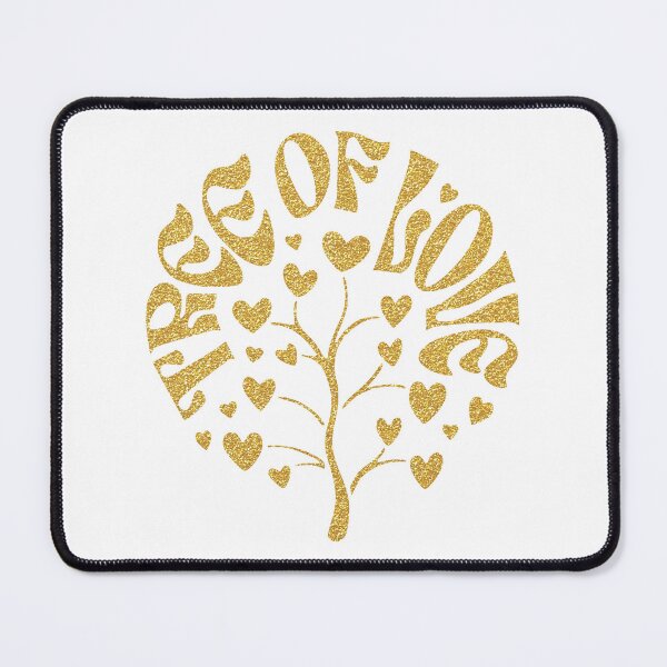 Item preview, Golden Glitter Tree of Love, Unique designed and sold by villacreativa.