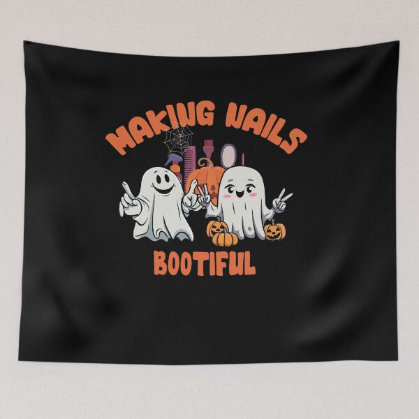 Item preview, Making Nails Bootiful Halloween Nail Technicians Artists designed and sold by Dressed For  Duty.