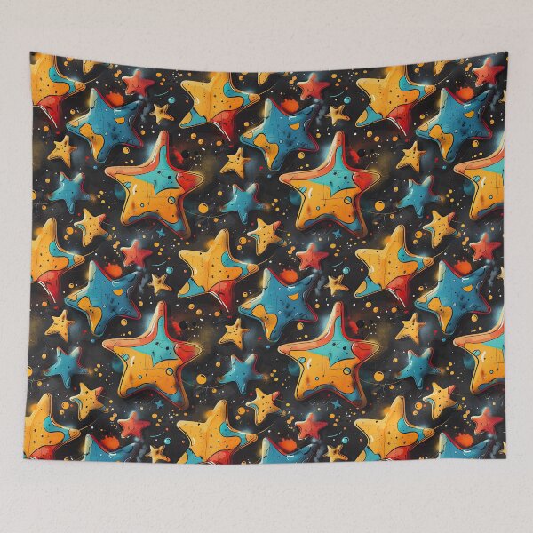 Item preview, Graffiti Star Pattern designed and sold by KiwiGrizzly.