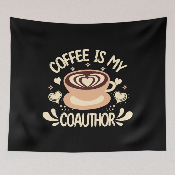 Item preview, Coffee Is My Coauthor | Funny Faculty Gift | Journal Article Writing | Academic Publishing | Funny Professor Gift designed and sold by jadedscientist.