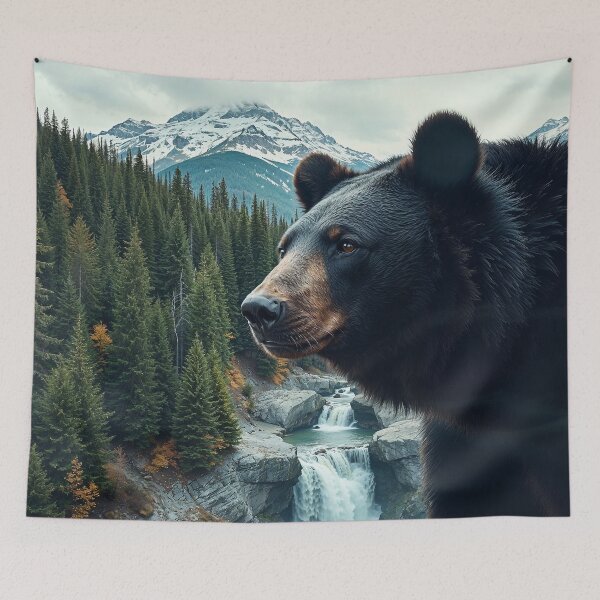 Item preview, Wilderness Black Bear designed and sold by Skye Ryan-Evans.