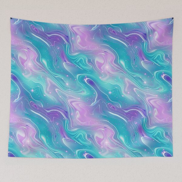 Item preview, Cosmic Lavender & Teal Pattern designed and sold by KiwiGrizzly.