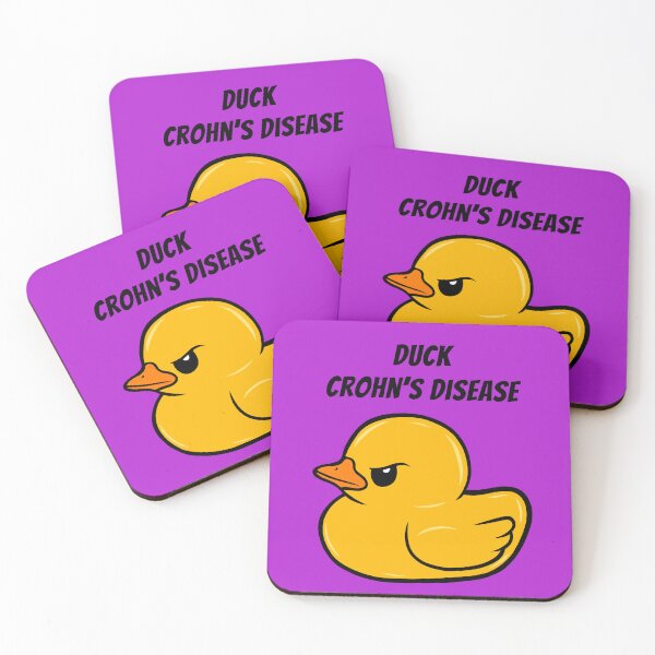 Aperçu de l'œuvre Maladie de Crohn du canard (jaune) créée et vendue par CaitlynConnor.