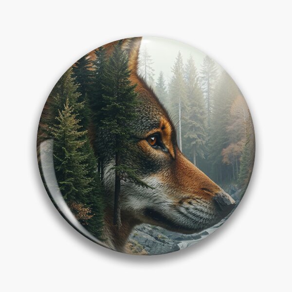 Item preview, Gray Wolf, Forest and River designed and sold by Skye Ryan-Evans.