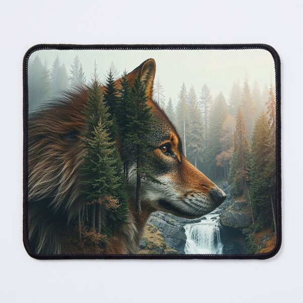 Item preview, Gray Wolf, Forest and River designed and sold by Skye Ryan-Evans.