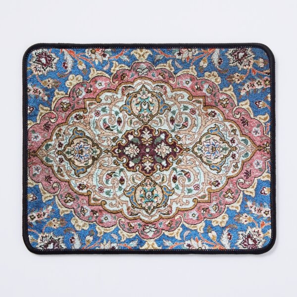 Item preview, blue desk carpet  designed and sold by Agranshi Saxena.