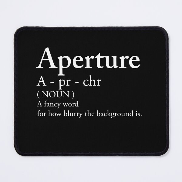 Item preview, Aperture "Definition" ( White Letters ) designed and sold by TmSnapShots.