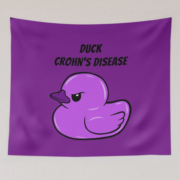 Item preview, Duck Crohn’s Disease (Purple) designed and sold by CaitlynConnor.