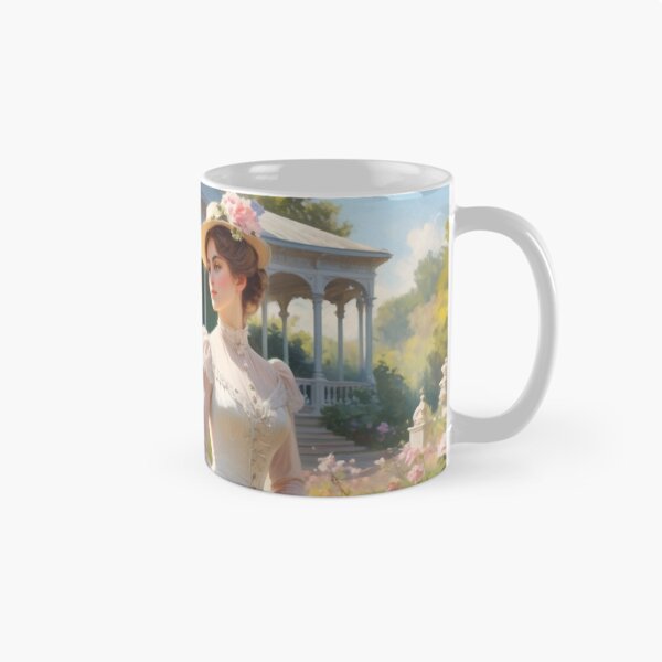 Item preview, Timeless Charm: Victorian Woman in a Garden Pavilion Scene designed and sold by BlareBlare.