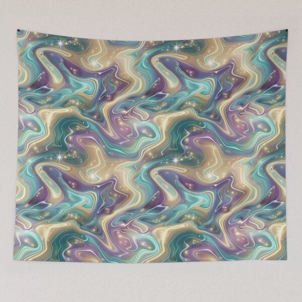 Item preview, Cosmic Lavender & Teal Pattern designed and sold by KiwiGrizzly.