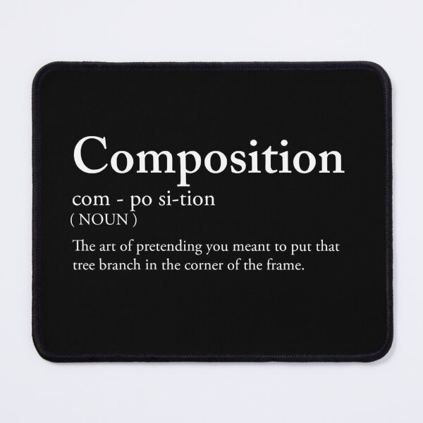 Item preview, Composition "Definition" Photography Humor ( White Letters ) designed and sold by TmSnapShots.
