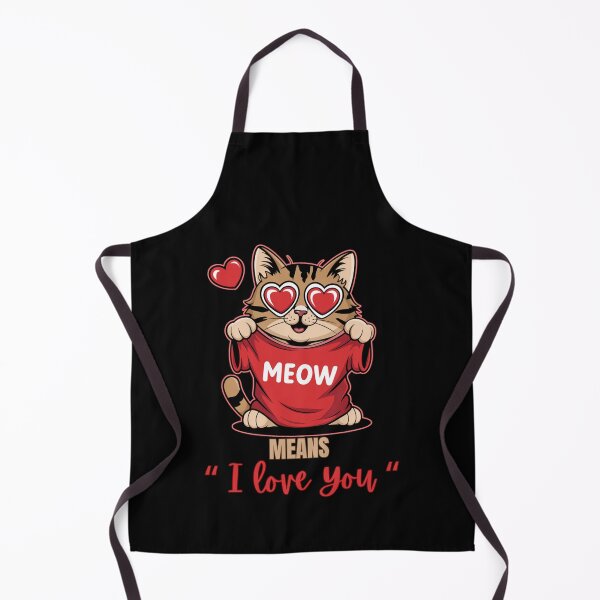 Item preview, Meow Means I Love You  Cute Cat Lover designed and sold by Nzgiftsandmore.