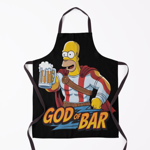 Item preview, God Of Bar- Beer Drinking Superhero designed and sold by AlphaTeez.