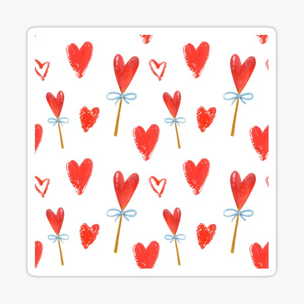 Item preview, Red Heart and Red Heart Lollipops designed and sold by FestivityFinds.