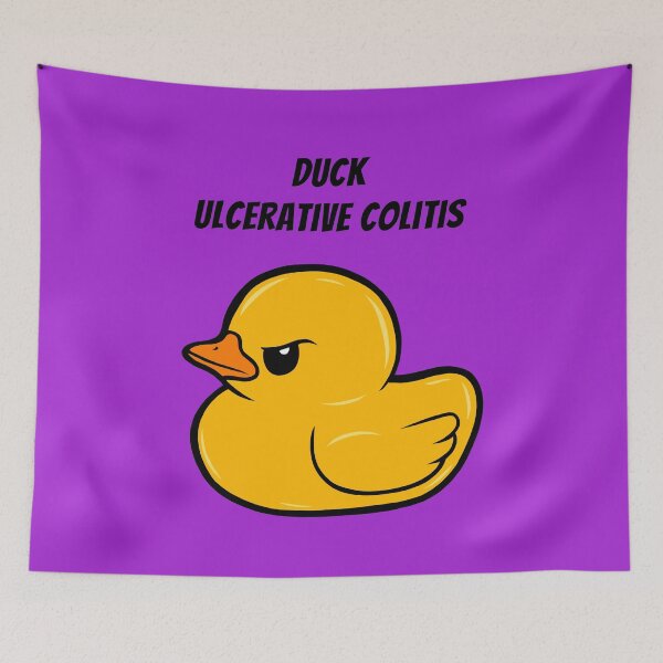 Item preview, Duck Ulcerative Colitis (Yellow) designed and sold by CaitlynConnor.
