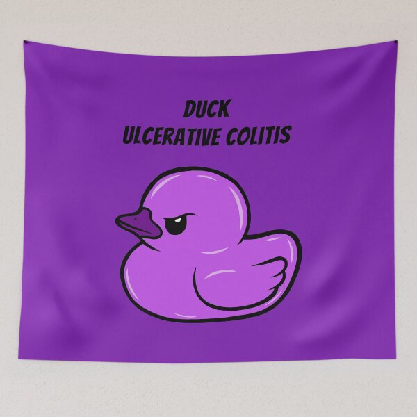 Item preview, Duck Ulcerative Colitis (Purple) designed and sold by CaitlynConnor.
