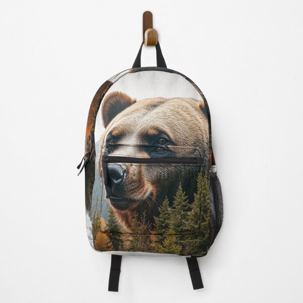 Item preview, Grizzly Bear and Mountains designed and sold by Skye Ryan-Evans.