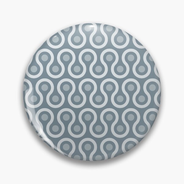 Item preview, Geometric Pattern: Looped Circles: Bluestone designed and sold by Red Wolf.