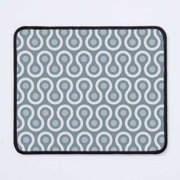 Item preview, Geometric Pattern: Looped Circles: Bluestone designed and sold by Red Wolf.