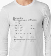 Dynamics: Newton's Laws of Motion, #Dynamics, #Newton, #Laws, #Motion, #NewtonLaws, #NewtonsLaws, #Physics Long Sleeve T-Shirt