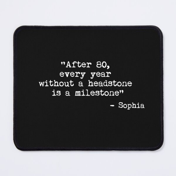 Item preview, After 80, every year without a headstone is a milestone designed and sold by Light Years.