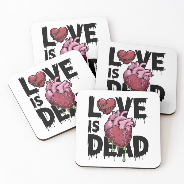 Item preview, Love is dead, but the art lives on. A bold, dark design for those who embrace the raw truth. designed and sold by SalahuTheBoss.