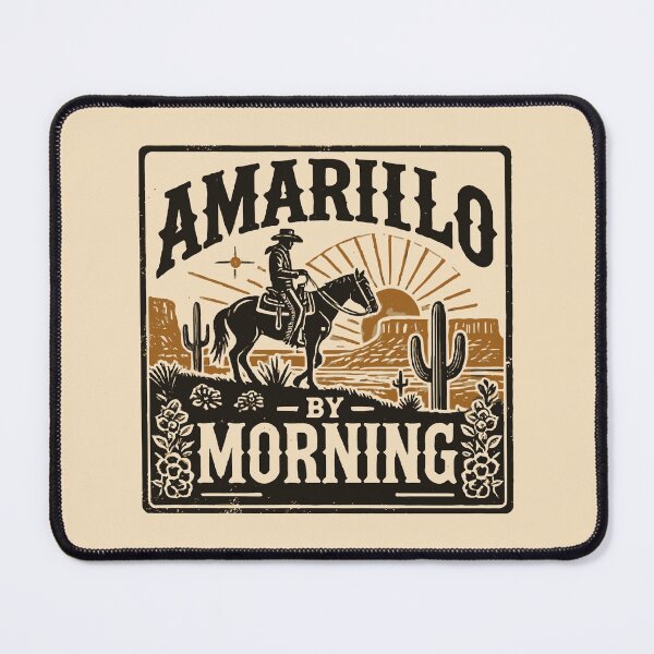 Item preview, Amarillo by Morning – Vintage Cowboy Western Design designed and sold by Aredbox.